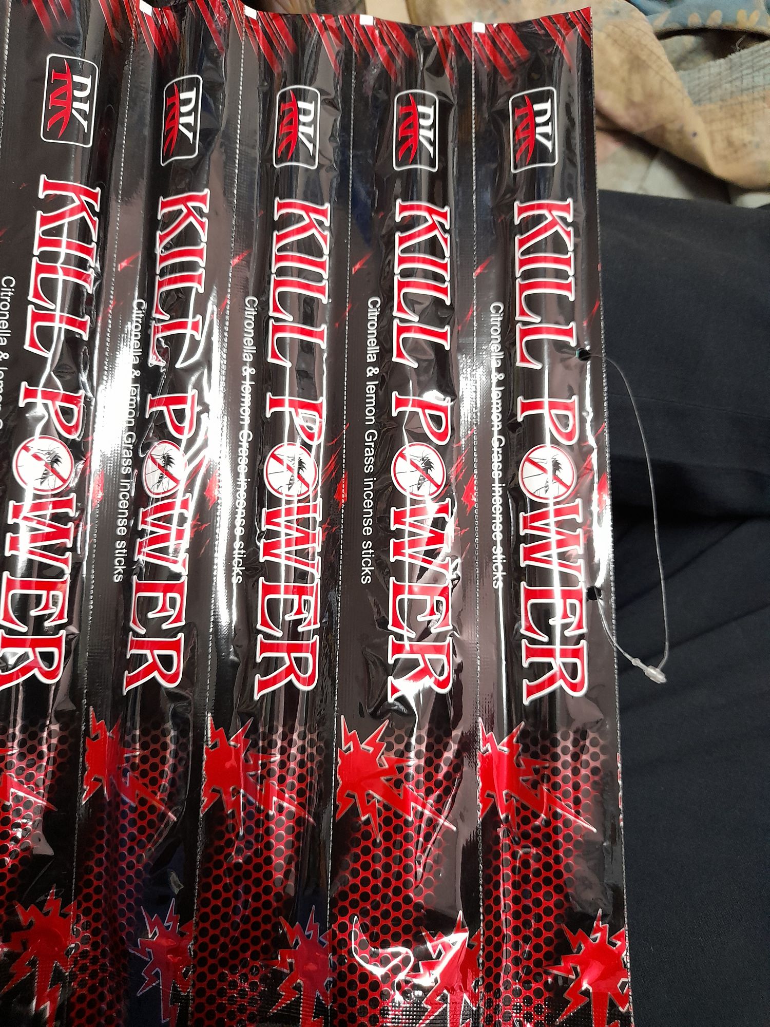 Kill Power Citronella & Lemon Grass Incense Sticks