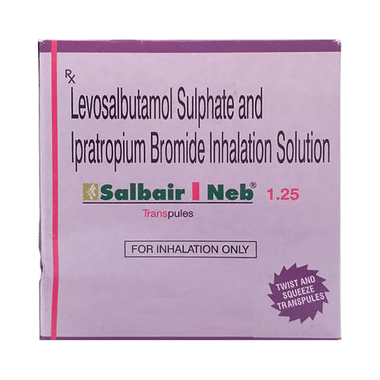Salbair I Neb 1.25 Transpules 2.5ml