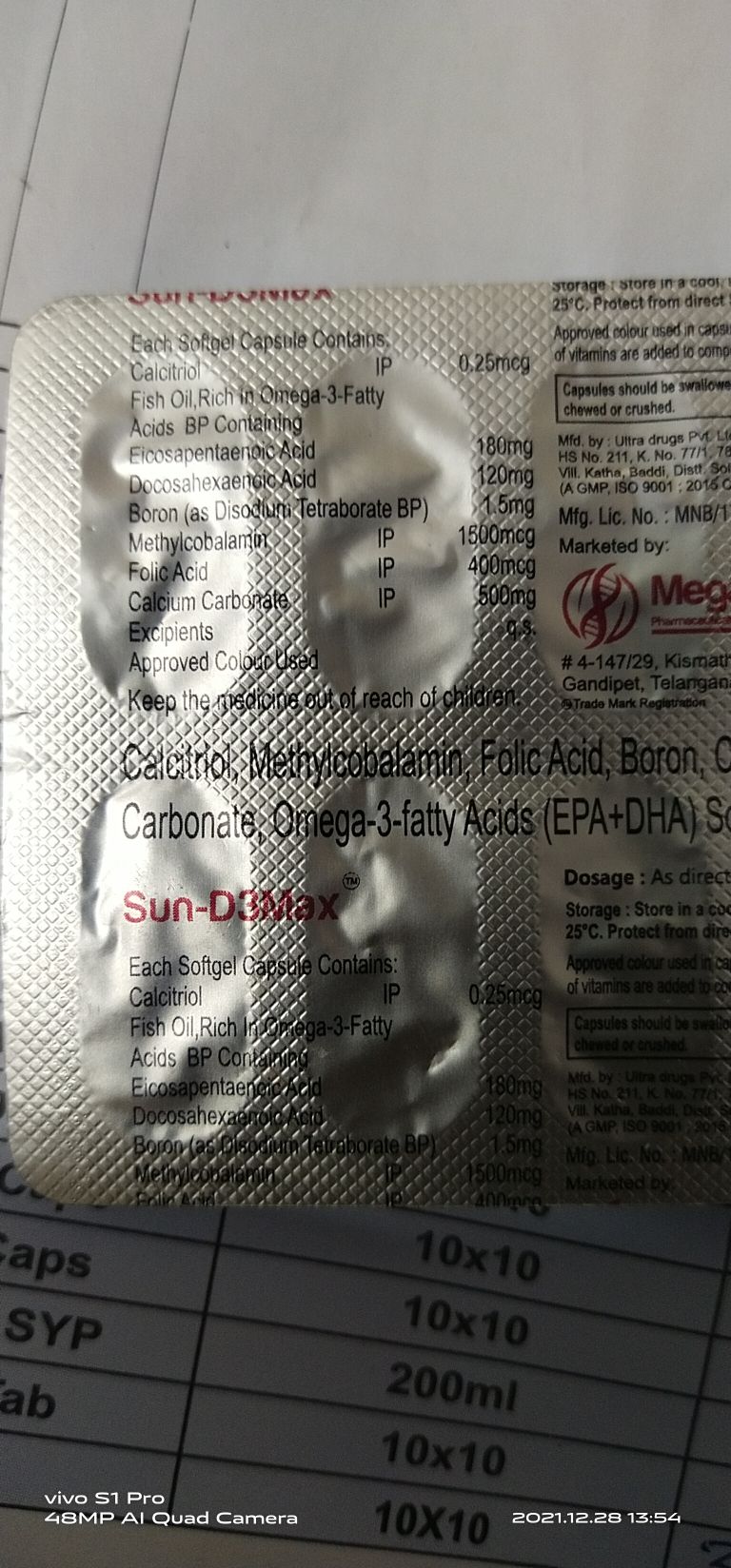 Sun-D3 Max Softgel Capsule