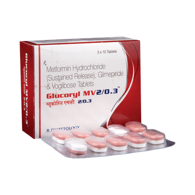 Glucoryl MV 2/0.3 Tablet
