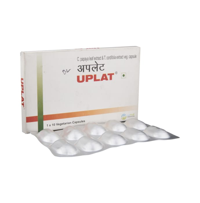 Uplat Capsule with Carica Papaya & Giloy