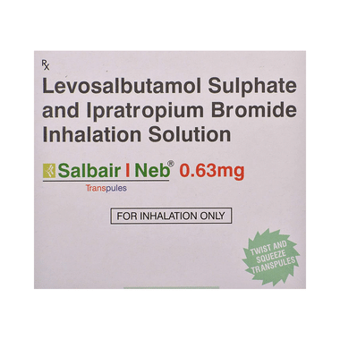 Salbair I Neb 0.63mg Transpules 2.5ml