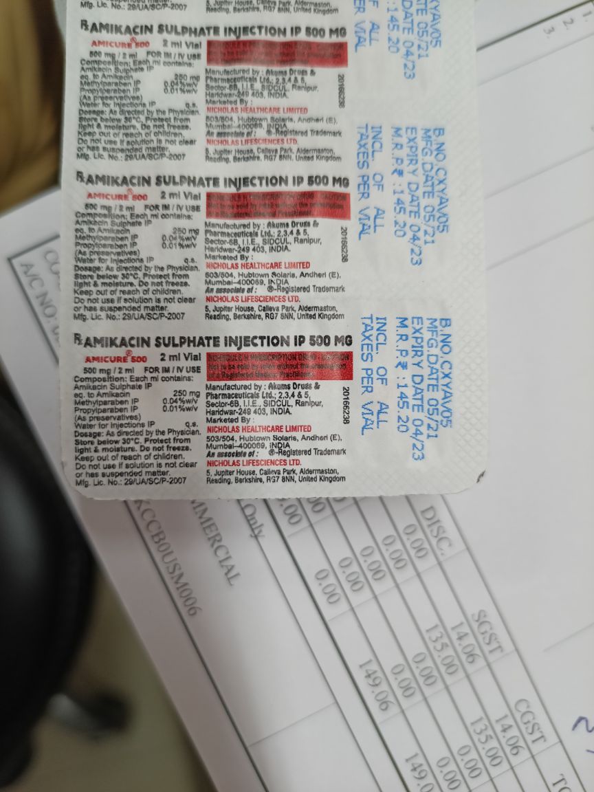 Amicure 500mg Injection