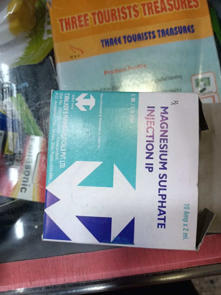 Magnesium 500mg Sulphate Injection