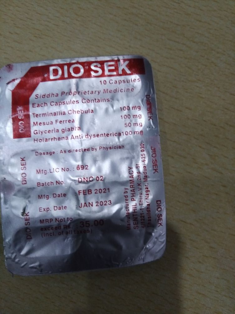 Dio Sek Capsule