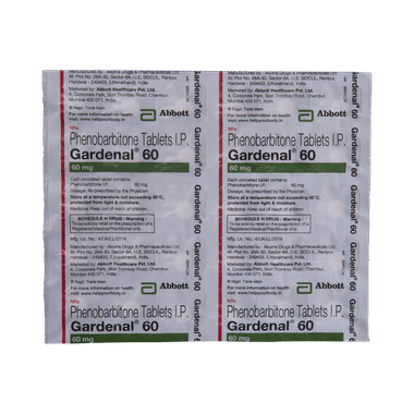 Gardenal 60 Tablet